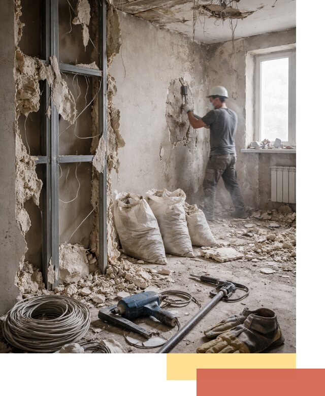 Профессиональный демонтаж зданий и конструкций в Новодвинске