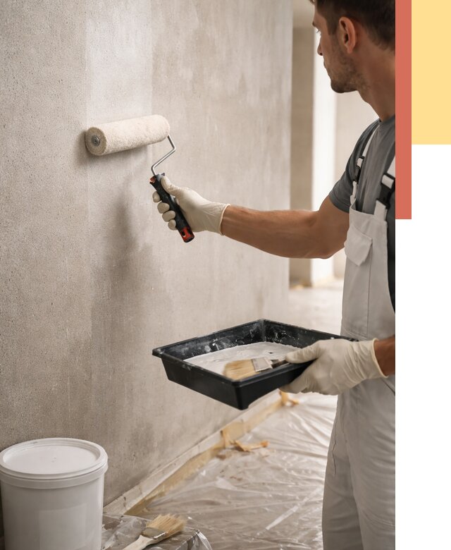 Грунтовка стен в Новодвинске от 2250 руб. м2 — быстро, недорого, с материалом | ОТДЕЛОЧНИК-Нвд