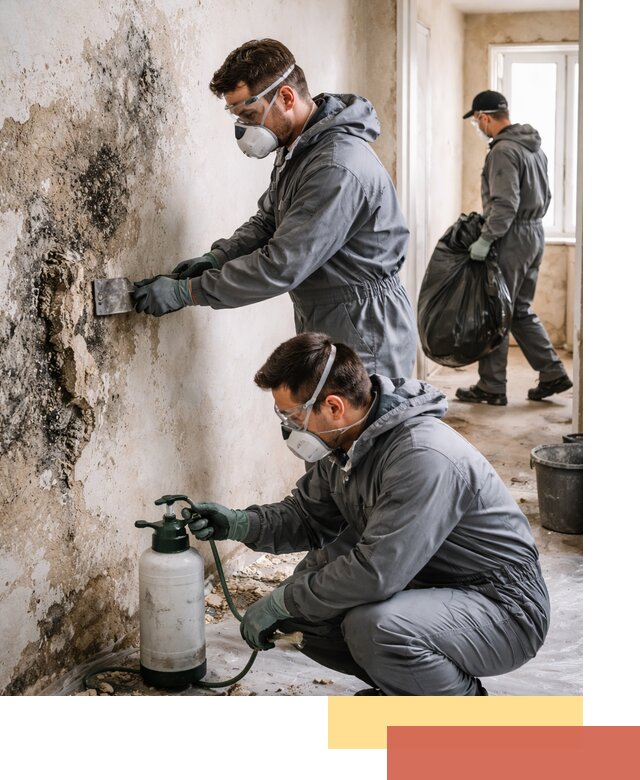 Удаление плесени со стен профессионально в Новодвинске