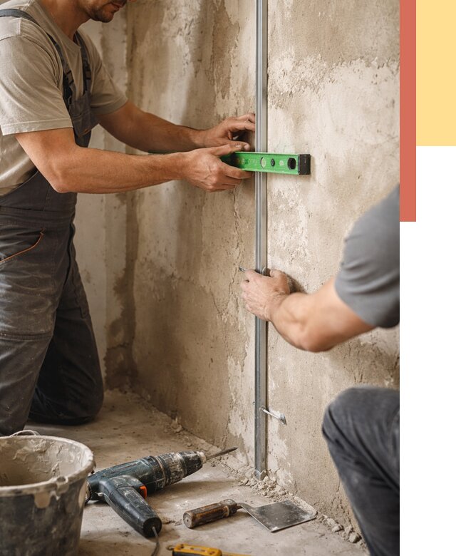 Установка штукатурных маяков в Новодвинске от 7159 руб. — быстро и недорого | ОТДЕЛОЧНИК-Нвд