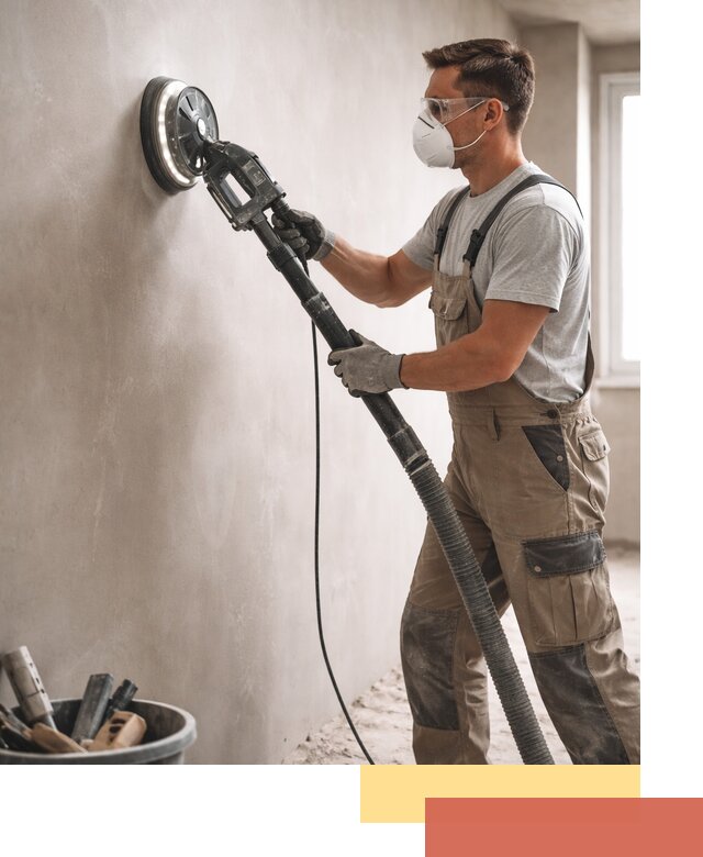 Профессиональная шлифовка стен в Новодвинске быстро и качественно