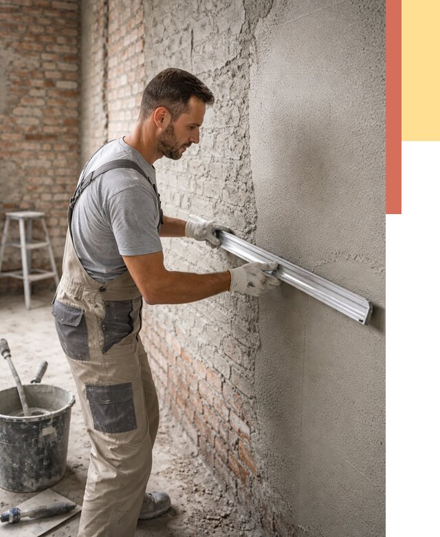 Штукатурка кирпичных стен в Новодвинске от 4602 руб/м2 — быстро и недорого | ОТДЕЛОЧНИК-Нвд