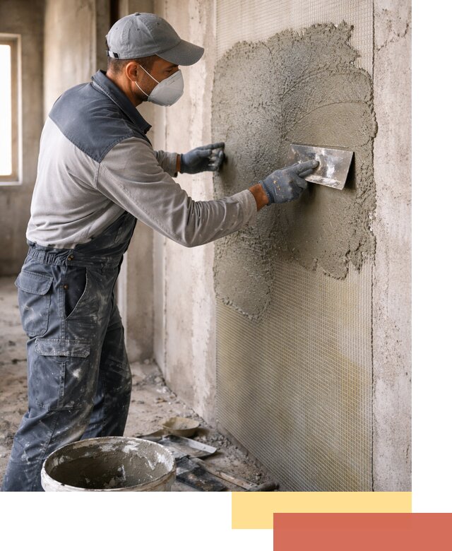 Штукатурка стен по сетке в Новодвинске под ключ качественно и быстро