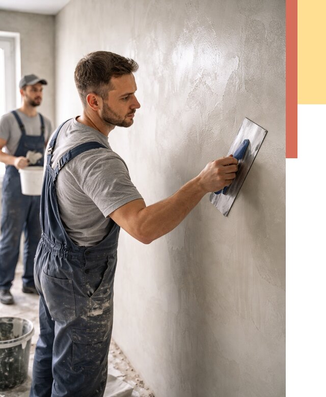 Глянцевание штукатурки стен в Новодвинске от 7670 руб. — услуги и затирка | ОТДЕЛОЧНИК-Нвд