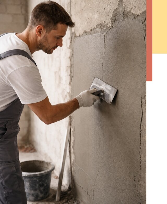 Штукатурка стен под плитку в Новодвинске от 4295 руб./м2 — выравнивание под плитку | ОТДЕЛОЧНИК-Нвд