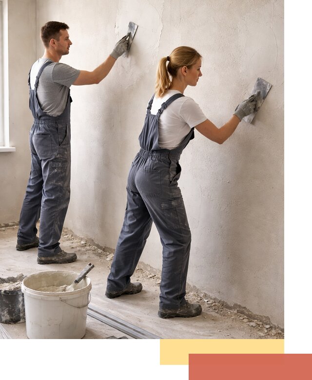 Штукатурка стен под обои в Новодвинске профессионально и быстро