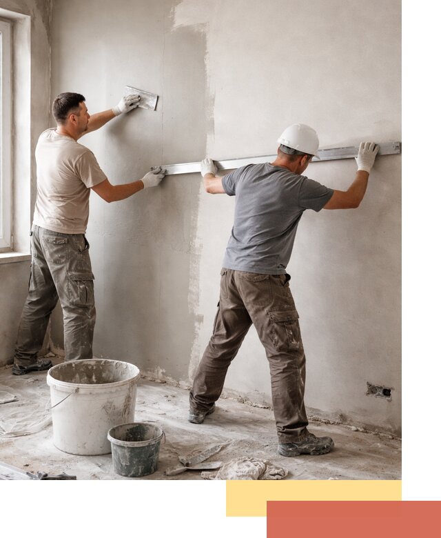 Штукатурка стен под покраску в Новодвинске качественно и быстро