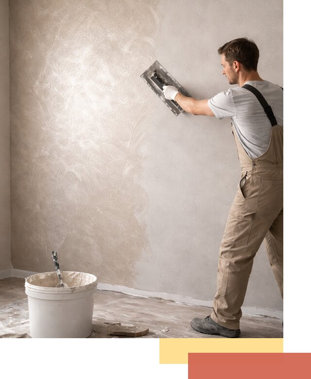 Декоративная штукатурка «Мокрый шелк» под ключ в Новодвинске