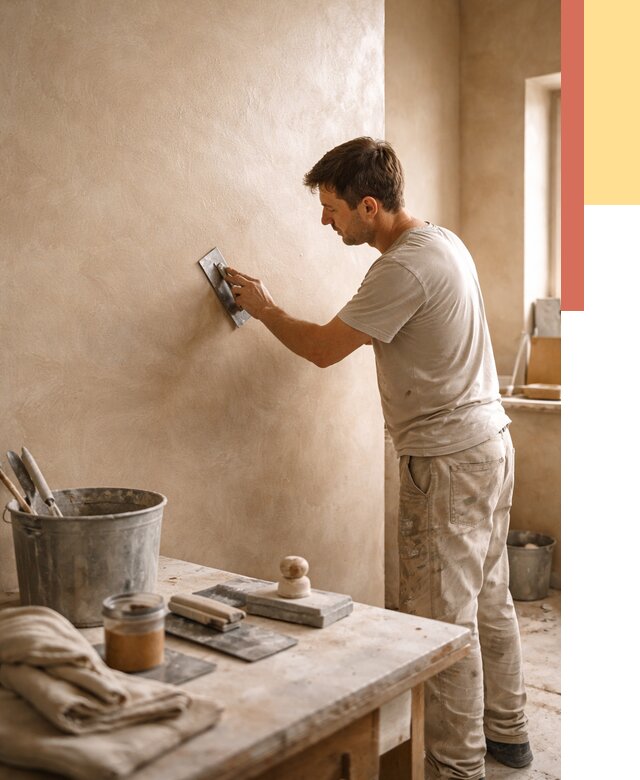 Марокканская штукатурка таделакт в Новодвинске под ключ от 4295 руб. | ОТДЕЛОЧНИК-Нвд