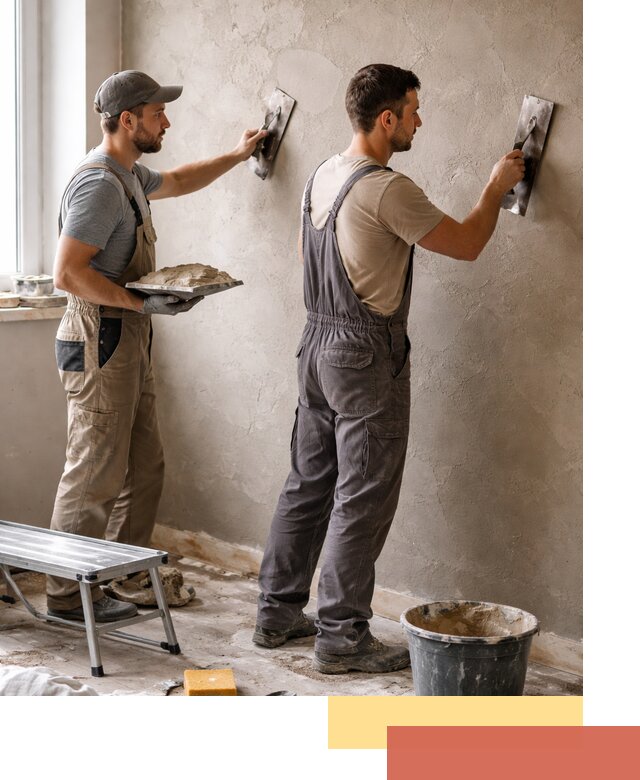 Ремонт декоративной штукатурки и восстановление фактуры в Новодвинске