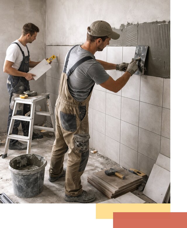 Укладка плитки на стены в Новодвинске профессионально и надежно