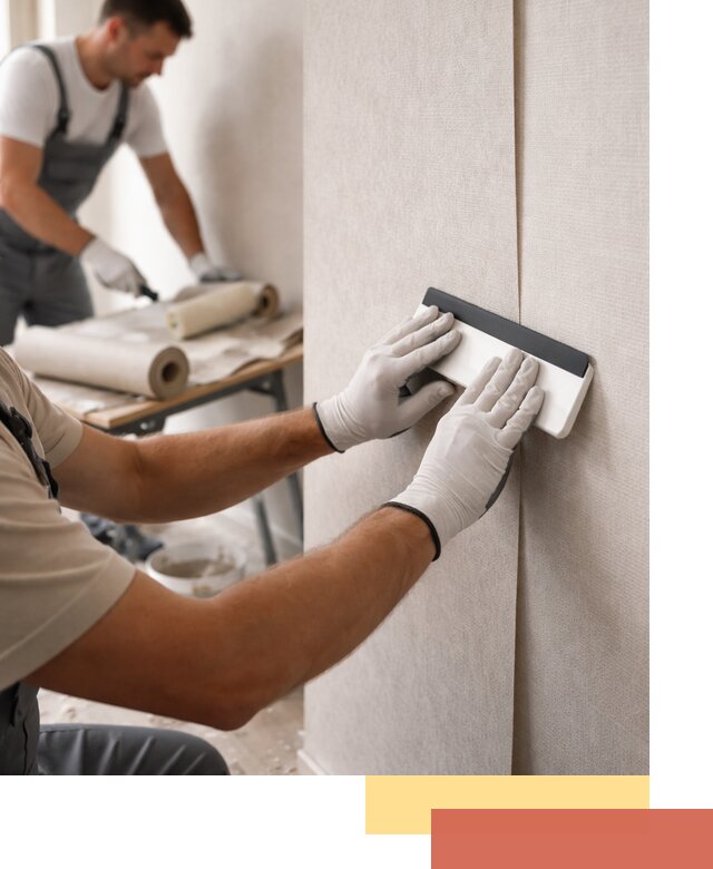 Поклейка обоев под покраску в Новодвинске профессионально и быстро