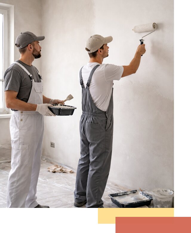 Покраска стен водоэмульсионной краской в Новодвинске