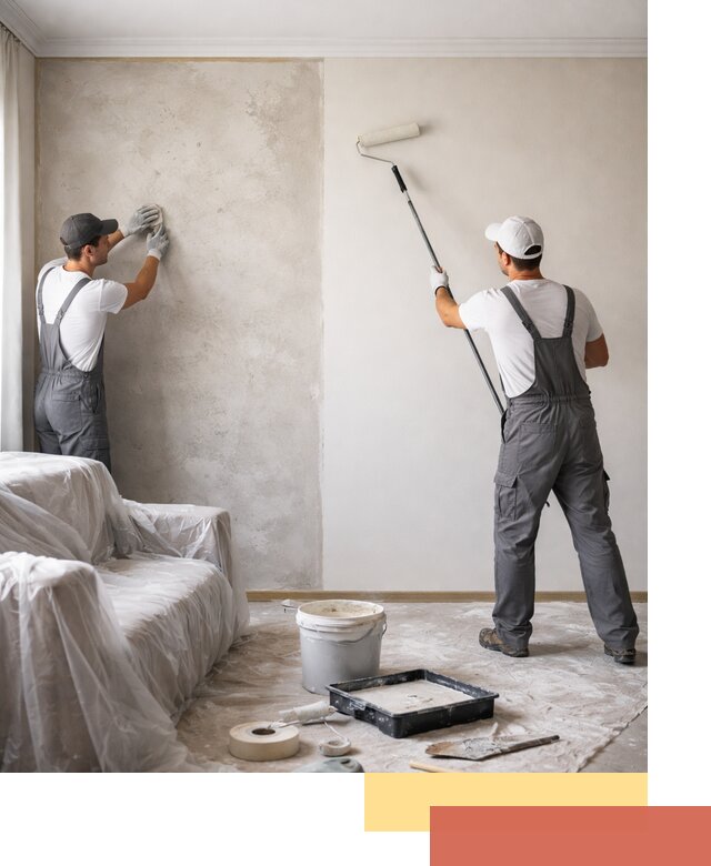 Покраска стен антивандальной краской в Новодвинске