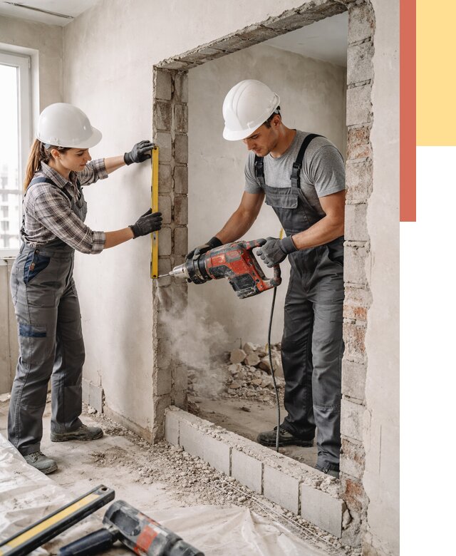 Создание проемов в стенах в Новодвинске от 6648 руб. — алмазная резка и расширение | ОТДЕЛОЧНИК-Нвд