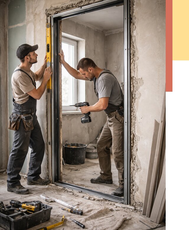 Закладка дверного проема в Новодвинске от 3579 руб. — быстро и недорого | ОТДЕЛОЧНИК-Нвд