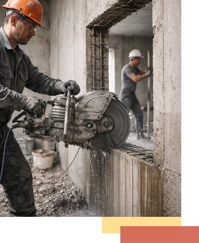 Алмазная резка проемов в Новодвинске быстро и точно