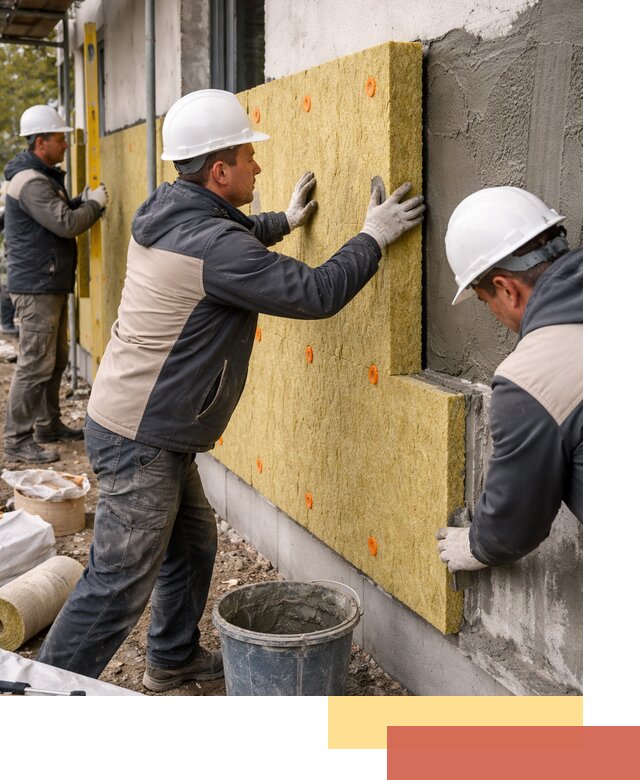 Утепление стен минватой в Новодвинске — тепло и звукоизоляция