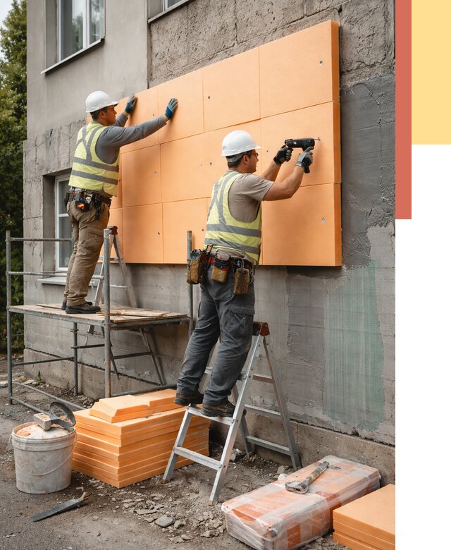 Утепление стен пеноплексом в Новодвинске от 1892 руб./м2 — быстро и недорого | ОТДЕЛОЧНИК-Нвд