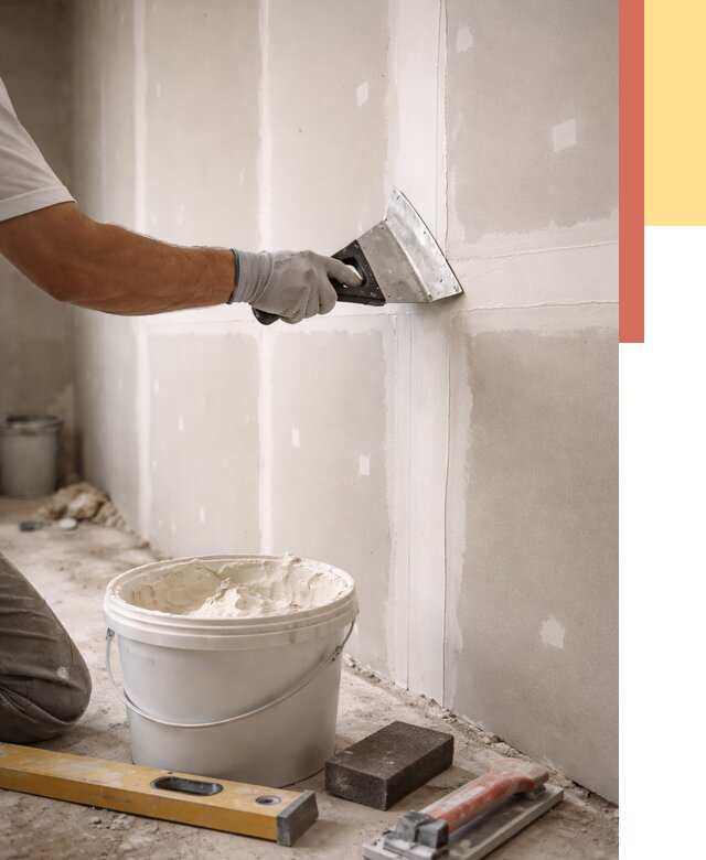 Шпаклевка перегородок из гипсокартона в Новодвинске от 2557 руб. — услуги ОТДЕЛОЧНИК-Нвд