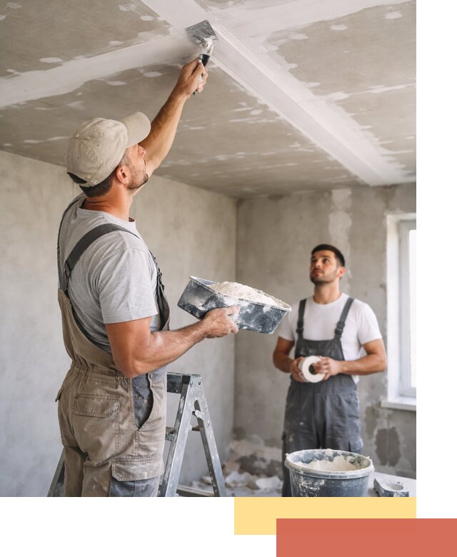 Обработка швов потолка ГКЛ в Новодвинске: качественная заделка и шпатлевка