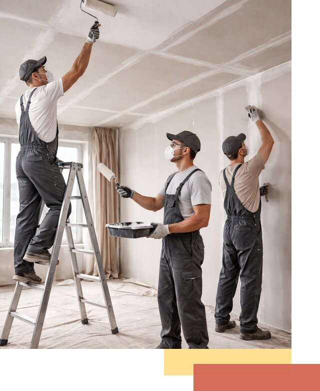 Покраска потолка из гипсокартона в Новодвинске качественно и недорого