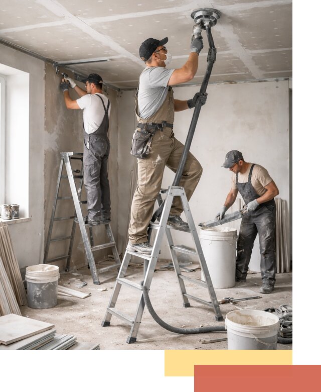 Ремонт потолка из гипсокартона в Новодвинске: быстрый и качественный монтаж