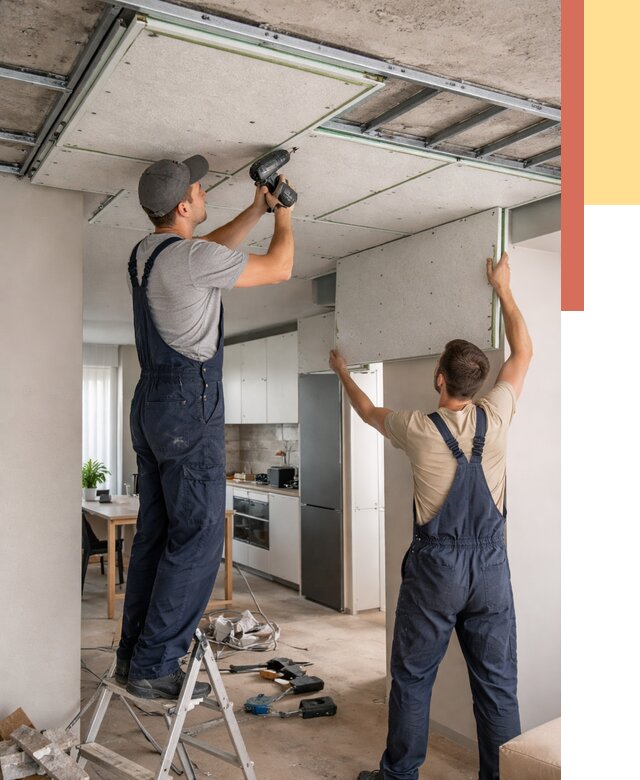 Шумоизоляция потолка панелями зипс в Новодвинске от 1892 руб. под ключ | ОТДЕЛОЧНИК-Нвд